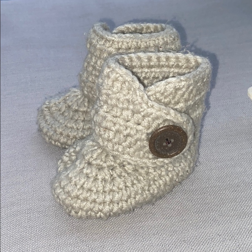 Homemade Baby Booties